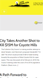 Mobile Screenshot of coyotehills.org